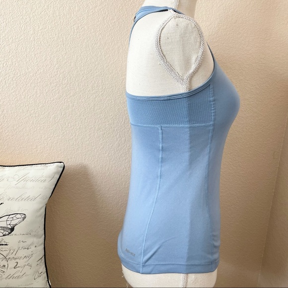 Nike dri fit blue running tank top XS - Picture 3 of 5